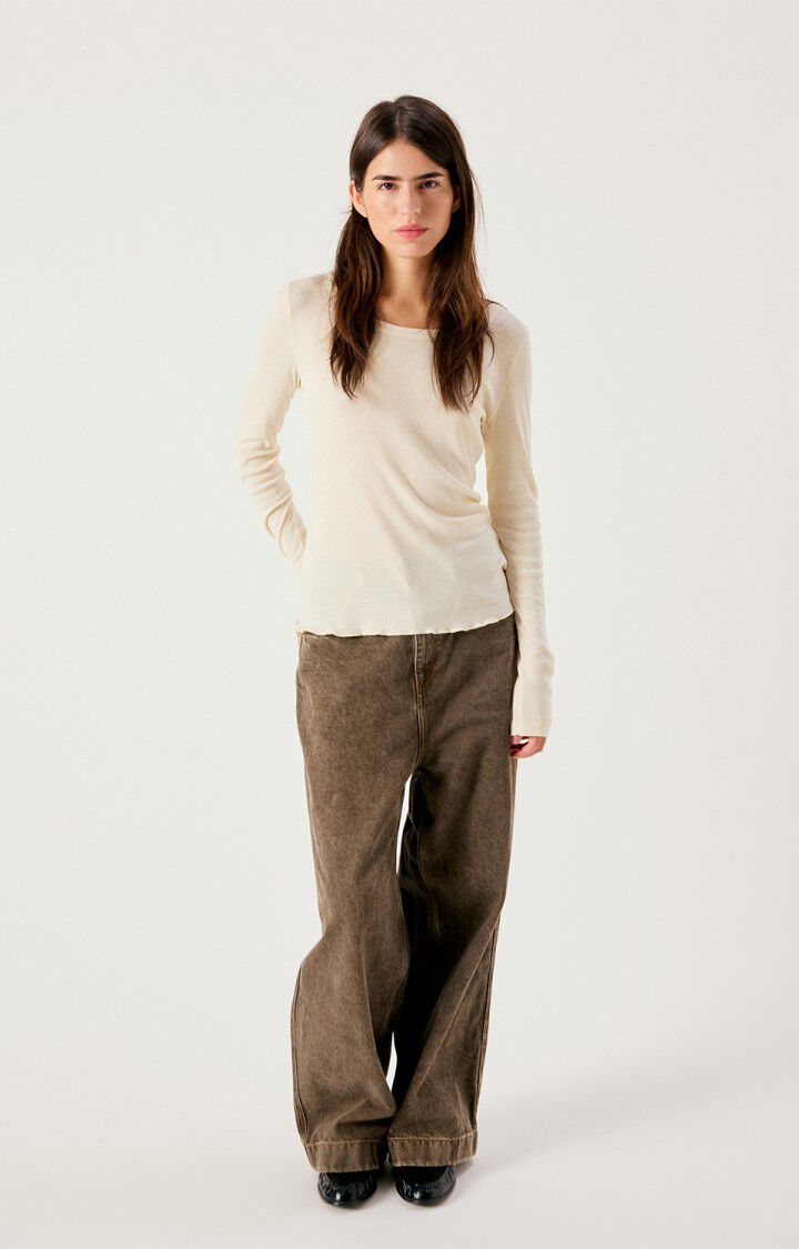 Oshow Loose-fit Jeans in Stone Brown