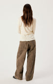 Oshow Loose-fit Jeans in Stone Brown