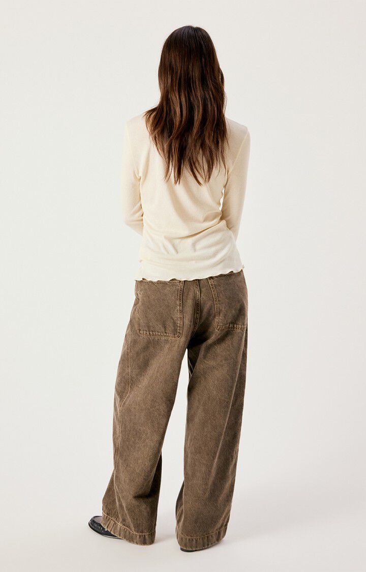 Oshow Loose-fit Jeans in Stone Brown