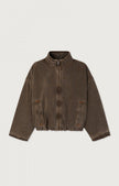Bomber Jacket Oshow in Stone Brown