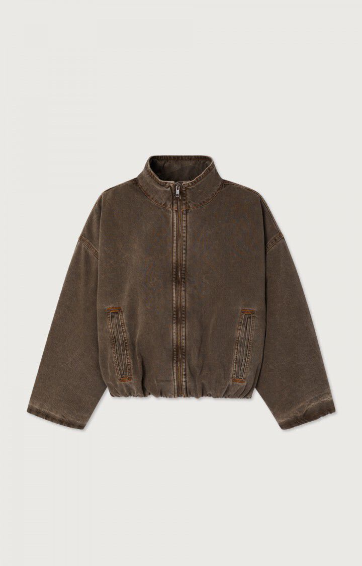 Bomber Jacket Oshow in Stone Brown