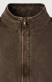 Bomber Jacket Oshow in Stone Brown