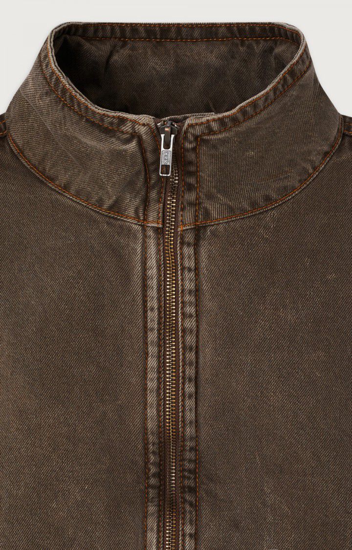 Bomber Jacket Oshow in Stone Brown