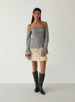 Petra Squared Textured Blouse