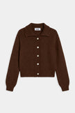 Praline Cardigan in Brown