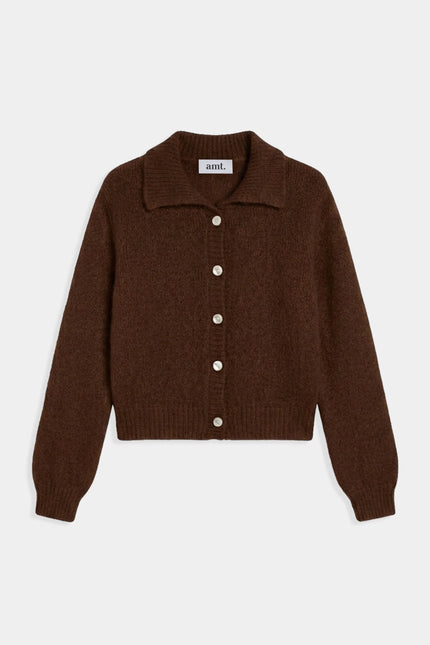 Praline Cardigan in Brown