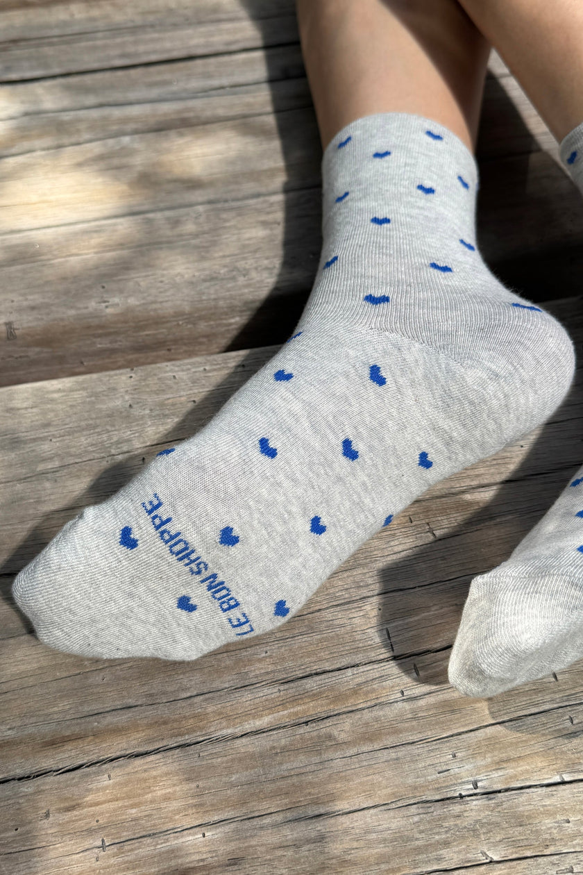 Heart Sneaker Socks