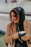 Raincap Pixie in Black/Beige