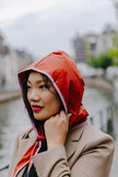 Raincap Sue in Terracotta/Lila