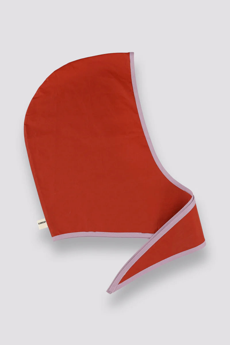 Raincap Sue in Terracotta/Lila