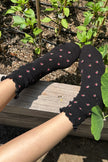 Petal Ruffled Hugger Crew Sock