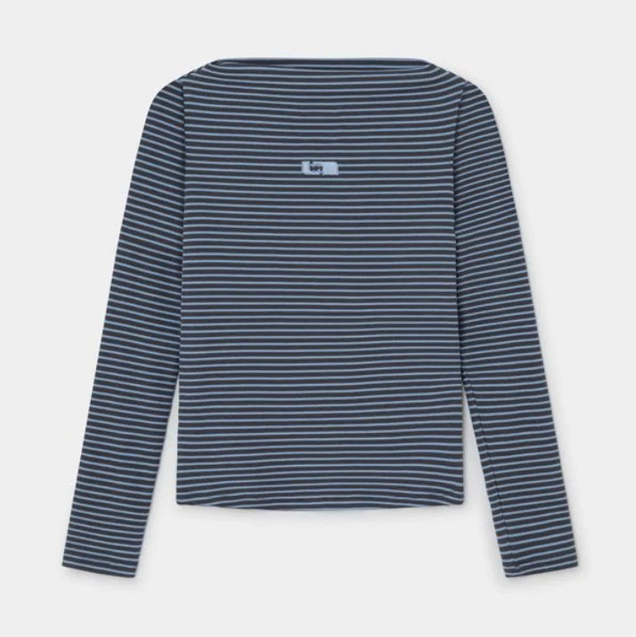 Emory Blue Striped Longsleeve