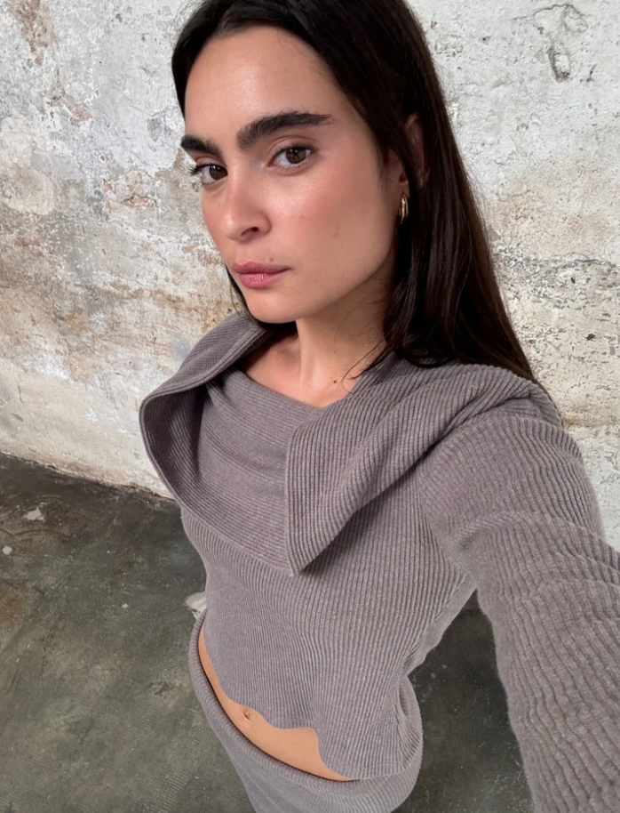 Caricia Taupe Top