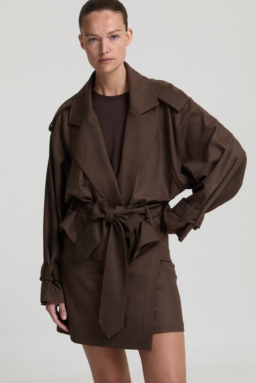 Gemma Skirt in Brown