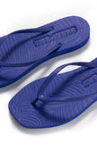 Tapered Slippers in Luminous Blue