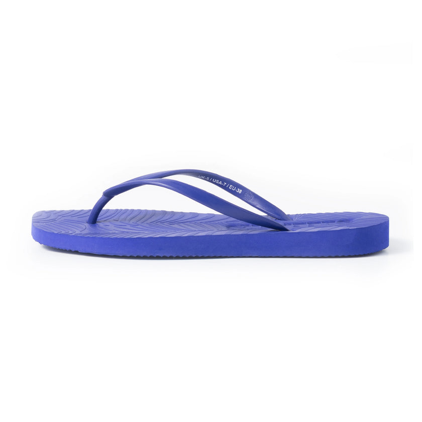Tapered Slippers in Luminous Blue