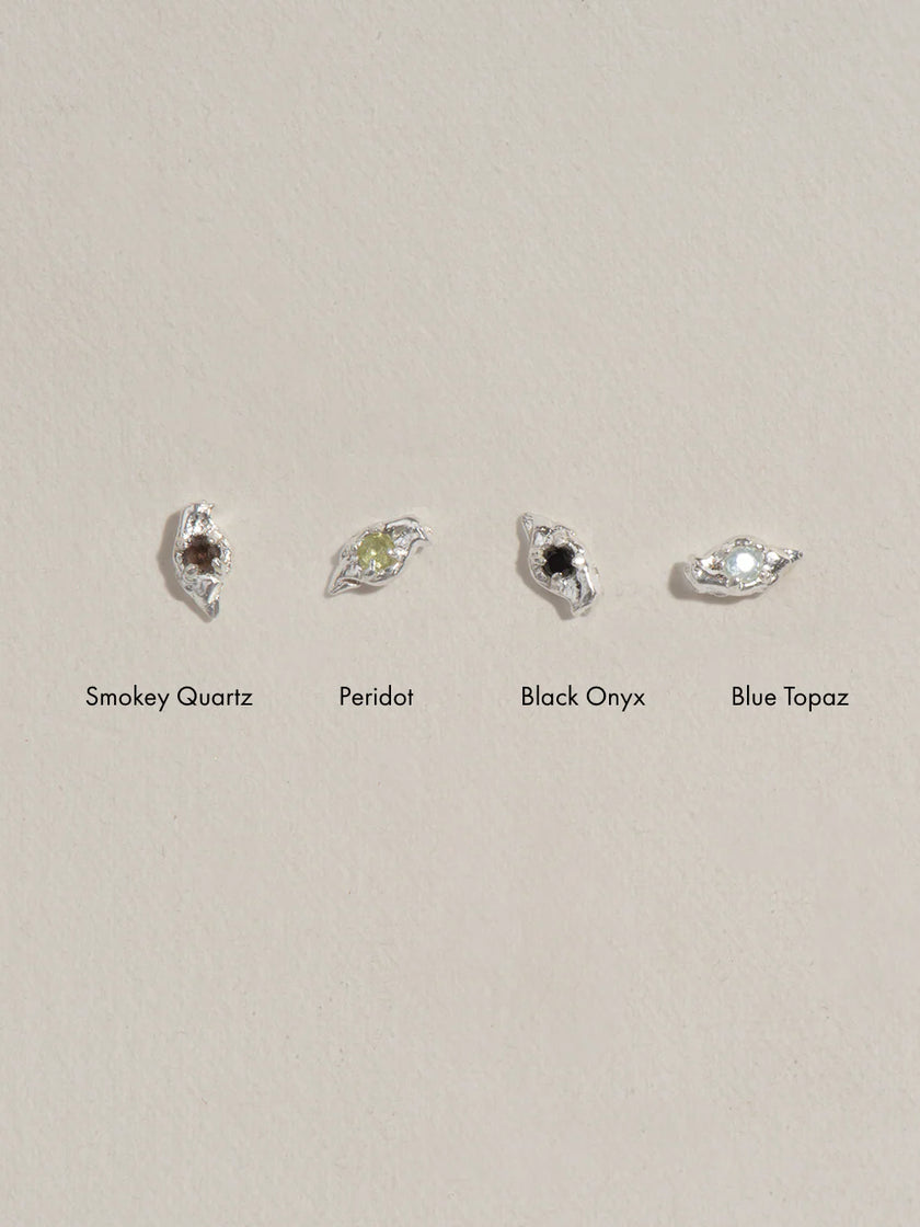 Spark Blue Topaz Stud