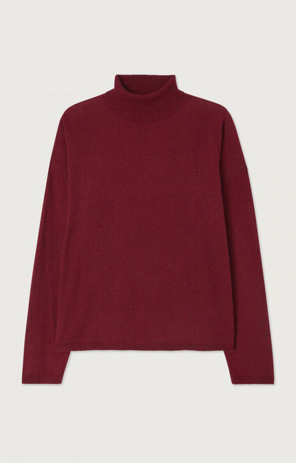 Toima High Collar Sweater in Acerola Chine