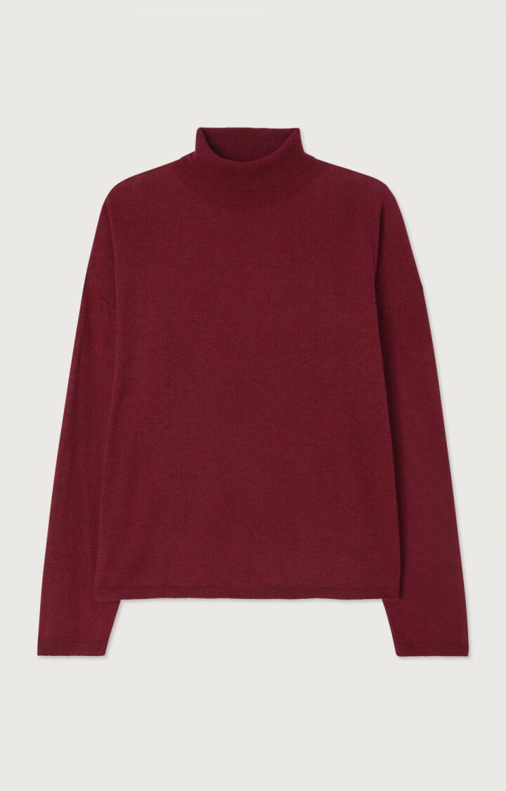 Toima High Collar Sweater in Acerola Chine