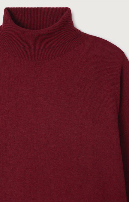 Toima High Collar Sweater in Acerola Chine