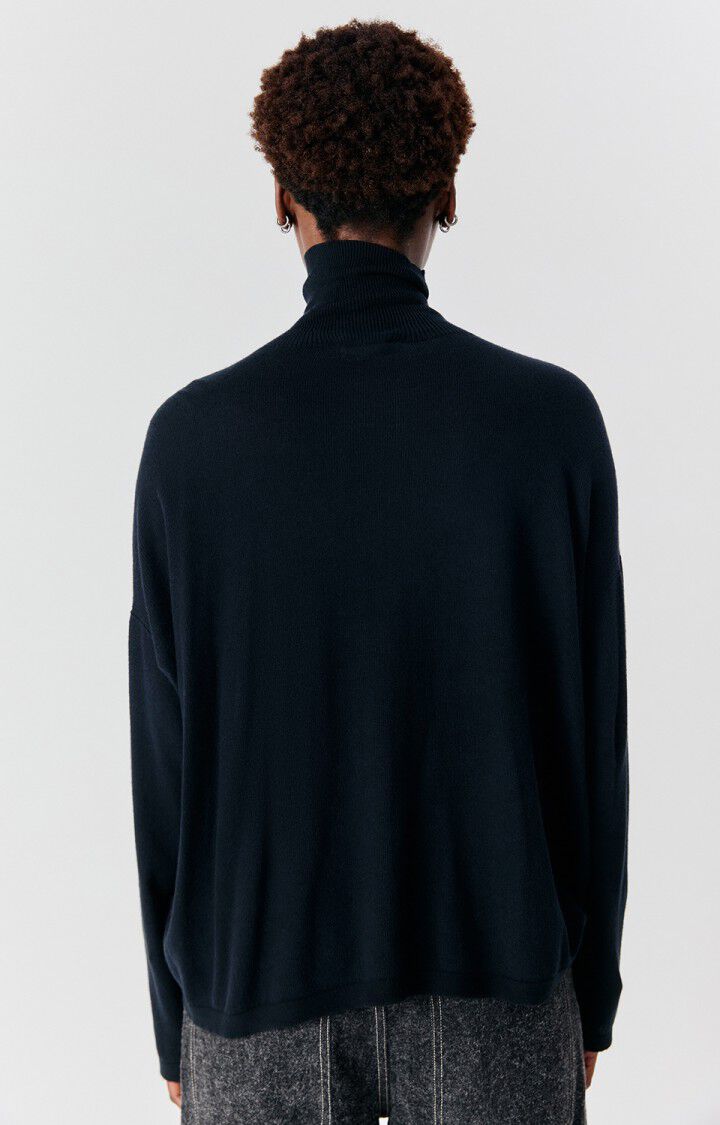 Toima High Collar Sweater in Black