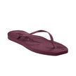 Tapered Slippers in Burgundy