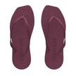 Tapered Slippers in Burgundy
