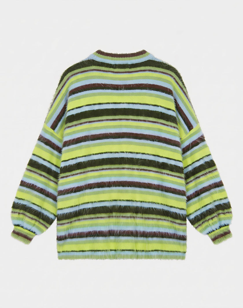 Tonio Knitted Sweater in Yellow