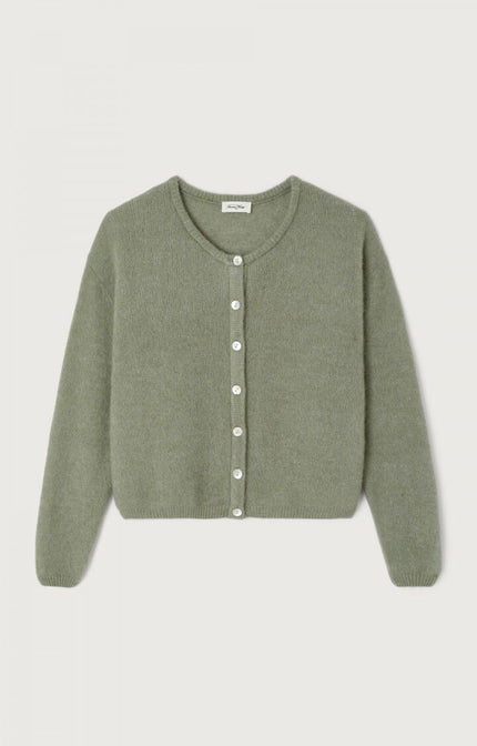 Vitow Cardigan Sweater in Khaki
