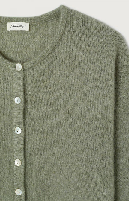 Vitow Cardigan Sweater in Khaki