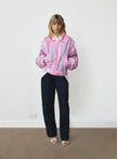 Watson Pink Striped Bomber