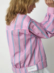 Watson Pink Striped Bomber