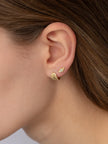 Spark Blue Topaz Stud