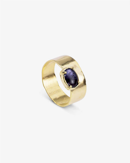 Wildfire Ring with Lolite Stone