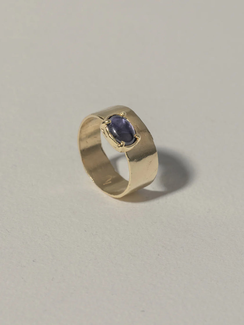 Wildfire Ring with Lolite Stone