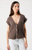 Zolly Short Gilet in Branch