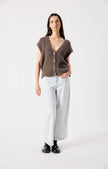 Zolly Short Gilet in Branch
