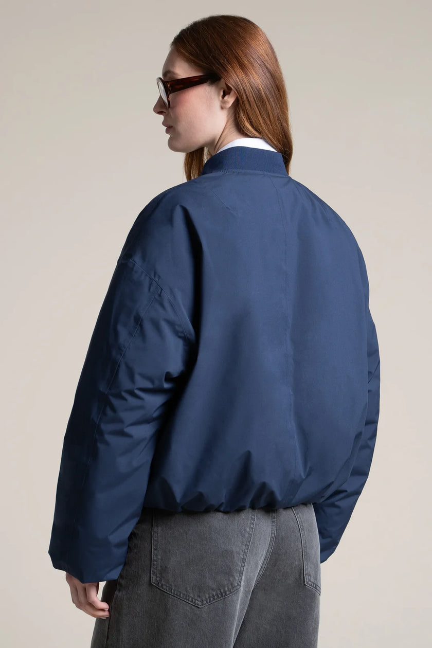 Alesia Bomber Jacket in Indigo