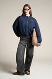 Alesia Bomber Jacket in Indigo