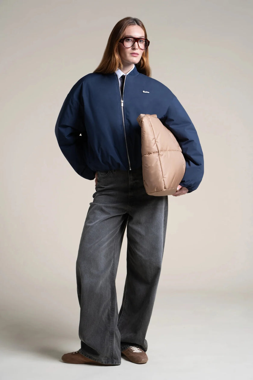 Alesia Bomber Jacket in Indigo
