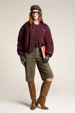 Alesia Bomber Jacket in Prune