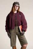 Alesia Bomber Jacket in Prune