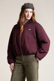 Alesia Bomber Jacket in Prune