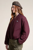 Alesia Bomber Jacket in Prune