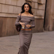 Caricia Taupe Top
