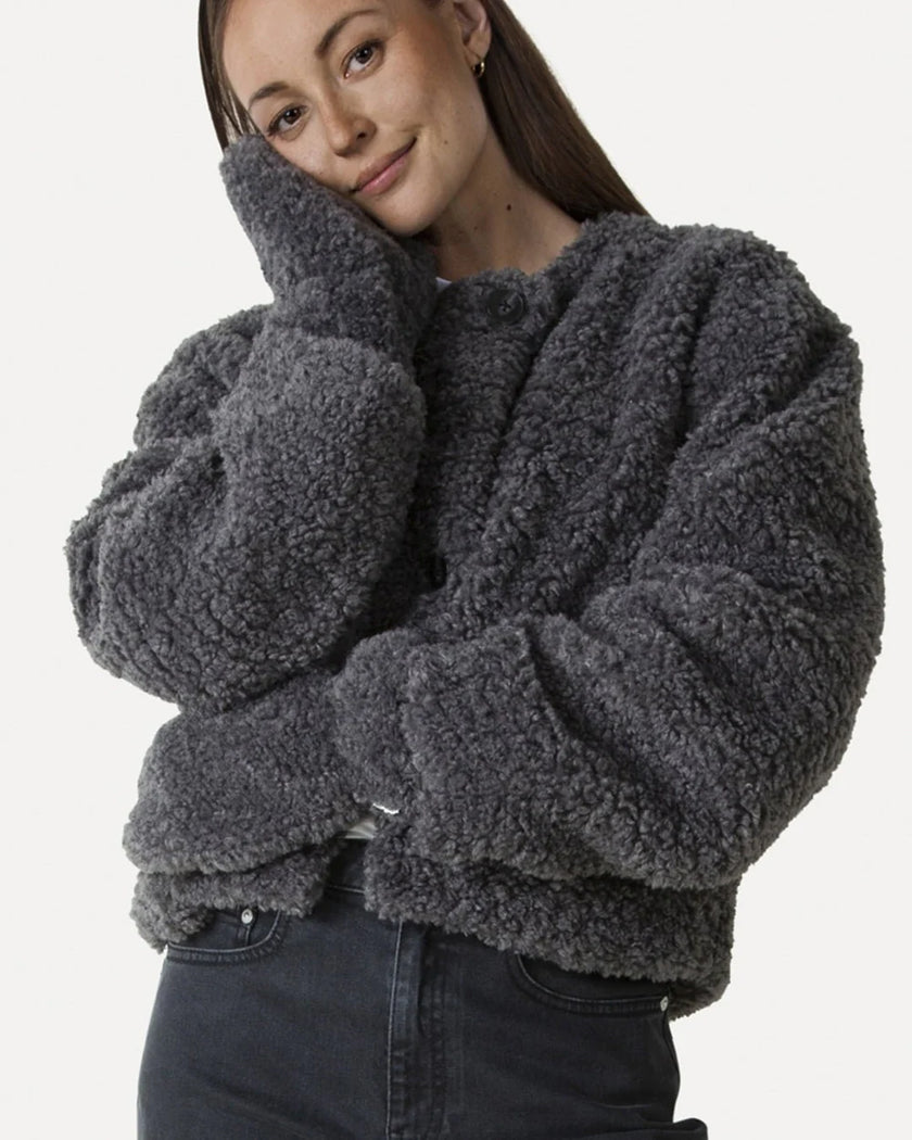 Lena Gloves in Charcoal