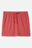 Carefree Lounge Skirt in Robust Red