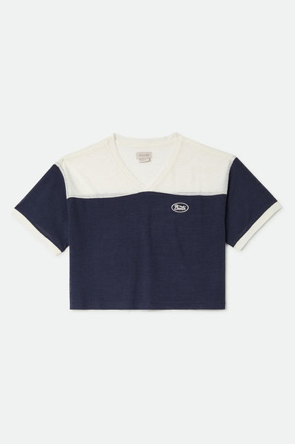 Varsity Mesh Tee in Wwsnv