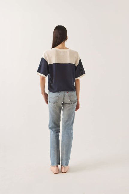 Varsity Mesh Tee in Wwsnv