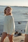 No Rain No Flowers Oversized Sweater in Butter